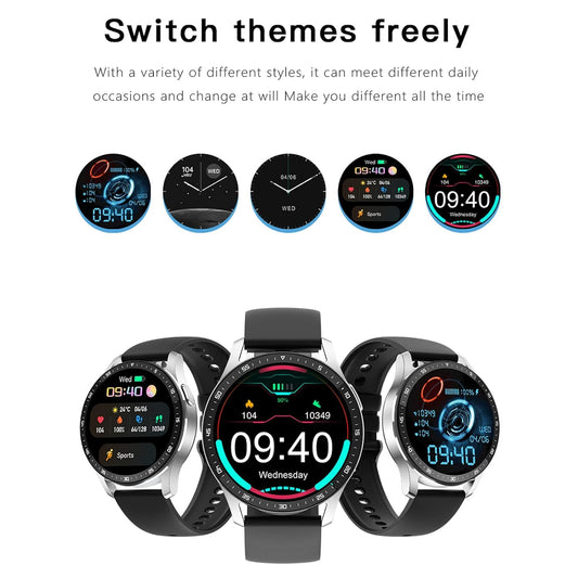 Smart Watch With Earbuds,2 In 1 Build-In TWS Wireless Bt5.0 Earphone Fitness Sports Health