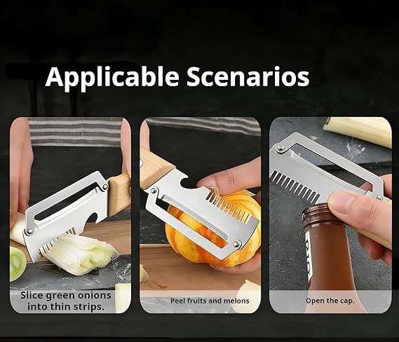 Kitchen multifunctional vegetable peeler 3 in 1 (PACK OF 1) - CL-JA-9194
