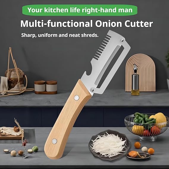 Kitchen multifunctional vegetable peeler 3 in 1 (PACK OF 1) - CL-JA-9194