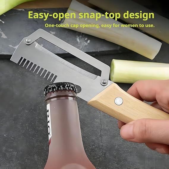 Kitchen multifunctional vegetable peeler 3 in 1 (PACK OF 1) - CL-JA-9194