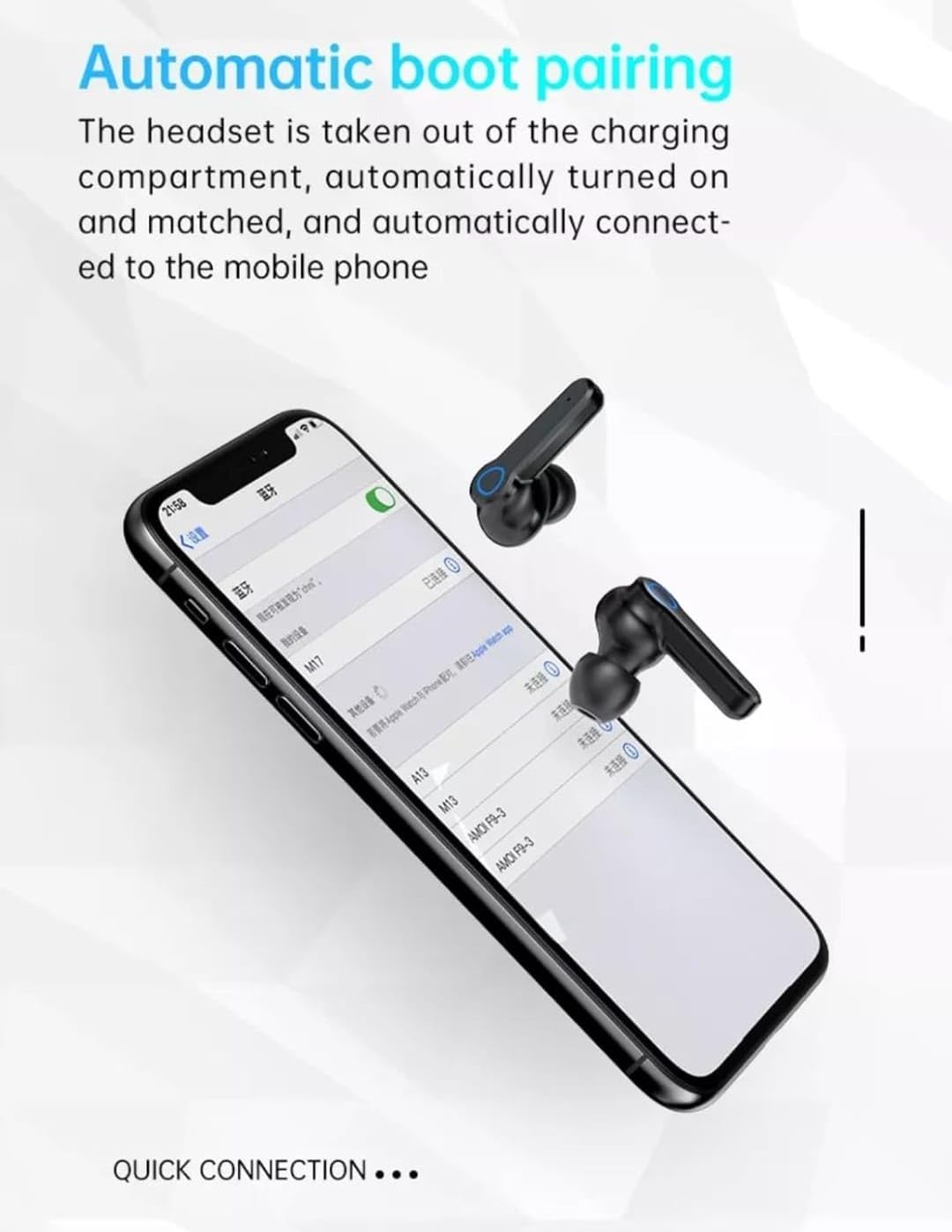 Wireless Earbuds TWS Bluetooth 5.3 with Dual LED Digital Display, Touch Control, Sports Earphones, Mini Compact Portable Stereo in-Ear Headphones