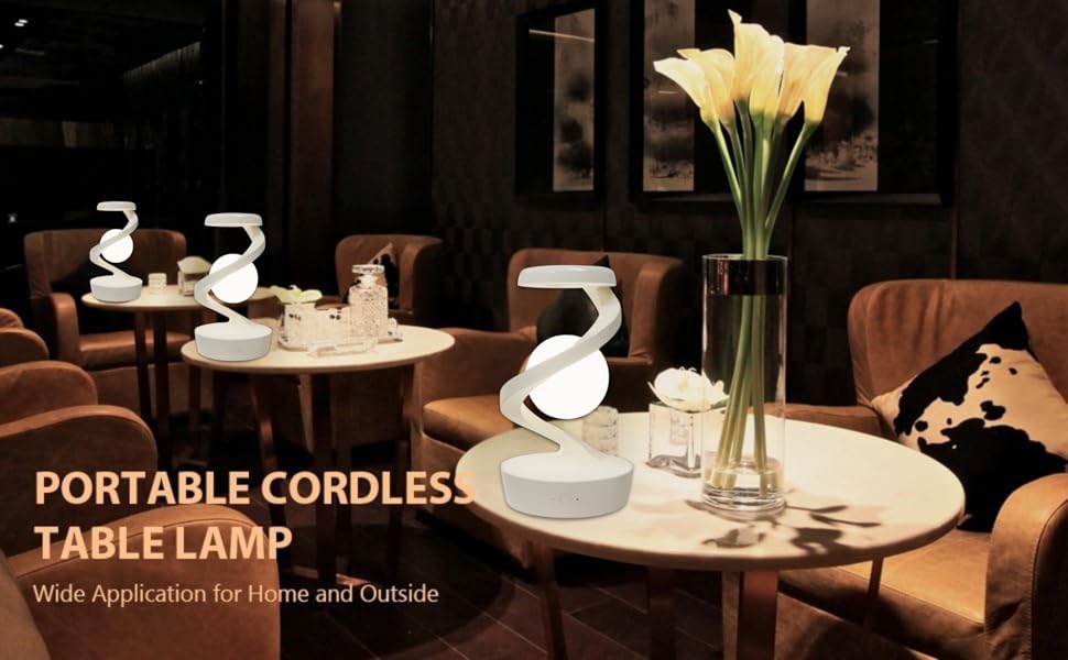 Rotating Suspension LED Table Lamp with 360° Magnetic Floating RGB Night Light for Bedroom, Living Room & Gifts