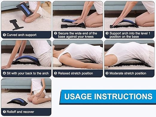 Adjustable Back Stretcher Lumbar Support - CL-MO-1479