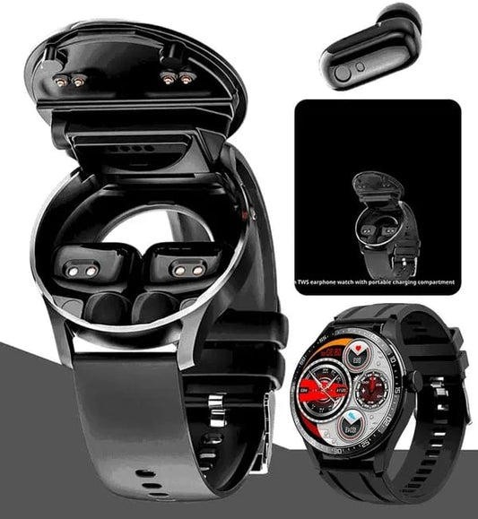 2 in 1 TWS Earphone Smart Watch Band Health Tracker BT Calling Watch