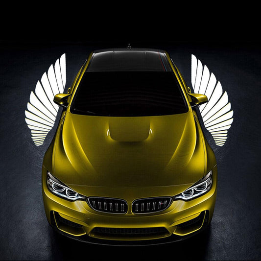 Wings Led Light Car Door Angel Wings Projector Light, LED Welcome Light Angel Wings Floor Light, Universal for Cars- LED Wing Light