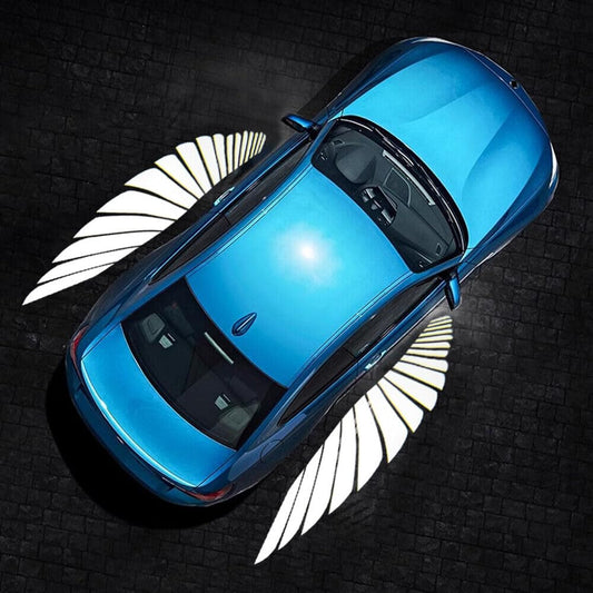 Wings Led Light Car Door Angel Wings Projector Light, LED Welcome Light Angel Wings Floor Light, Universal for Cars- LED Wing Light