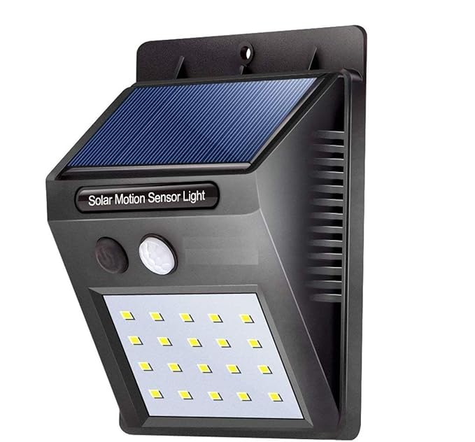 Solar LED Wall Lights Outdoor, Waterproof Wireless Super Bright Security Motion Sensor Light for Garage Yard Patio Garden Pathway - CL-BI-1633